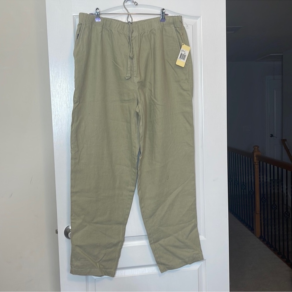 Tommy Bahama Men’s Relaxed Fit Linen Khaki Pants XXL